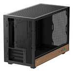 DeepCool CH260 WOOD Micro Tower Black, Wood