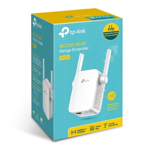 TP-Link RE205 network extender Network repeater 10, 100 Mbit/s