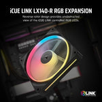 Corsair iCUE LINK LX140-R RGB Computer case Fan 14 cm Black 1 pc(s)