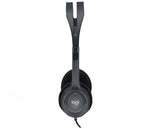 Logitech 981-000612 headphones/headset Wired Head-band Office/Call center Black