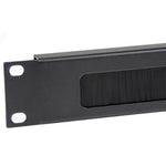 StarTech.com 1U High-density Brush Strip Cable Management Panel, Sturdy Steel Horizontal Data Centre Cable Organizer