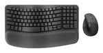 Logitech Wave Keys and Lift Combo keyboard Mouse included Universal Bluetooth QWERTY US English Graphite