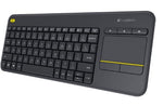 Logitech 920-007165 keyboard TV RF Wireless English Black