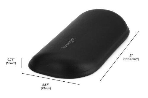Kensington ErgoSoft wrist rest Gel, Thermoplastic polyurethane (TPU) Black