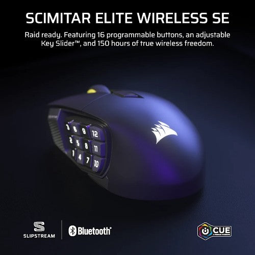 Corsair CH-9314014-AP mouse Gaming Right-hand RF Wireless + Bluetooth Optical 33000 DPI