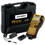 DYMO RHINO Industrial Label Maker | 5200 Label MakerTime-Saving Hot KeysPrints FastDurable Label Maker For Job Sites and Heavy-Duty Labeling Jobs (ANZ Type I Plug)
