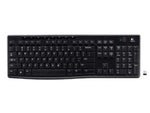 Logitech 920-003057 keyboard Universal RF Wireless English Black