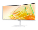 Samsung LS34C650TAEXXY computer monitor 86.4 cm (34") 3440 x 1440 pixels UltraWide Quad HD LED White