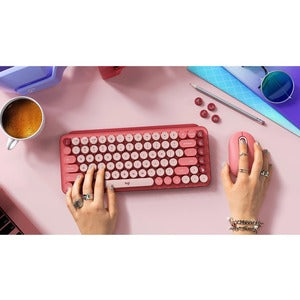 Pop Keyboard with Emoji in Pink