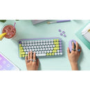 Pop Keyboard with Emoji in Lilac/Mint