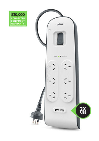 6 Power Board with Surge Protector