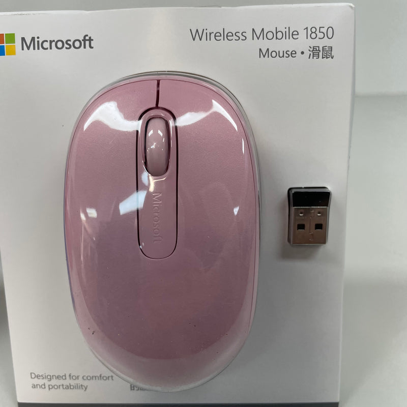 Microsoft Wireless Mobile Mouse 1850 Pale Pink 